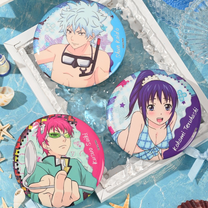 Pin Button Badge - Saiki Kusuo – Nouvelle Broche Ronde