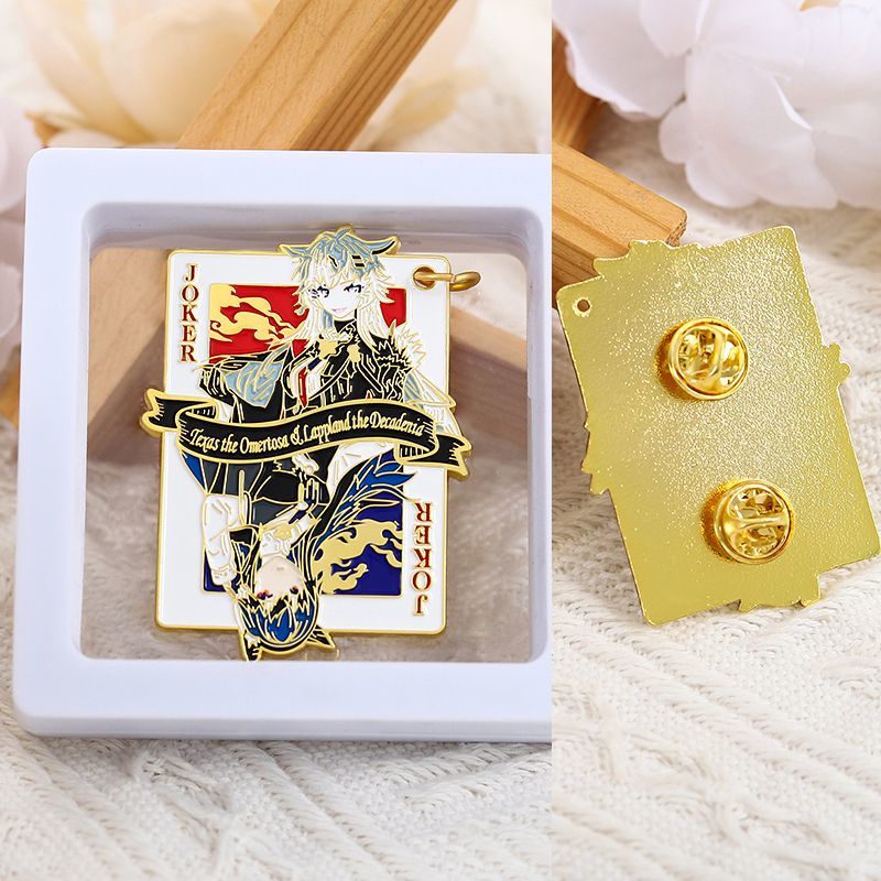Pin Button Badge - Lappland thème métal Badge chevaliers Anime