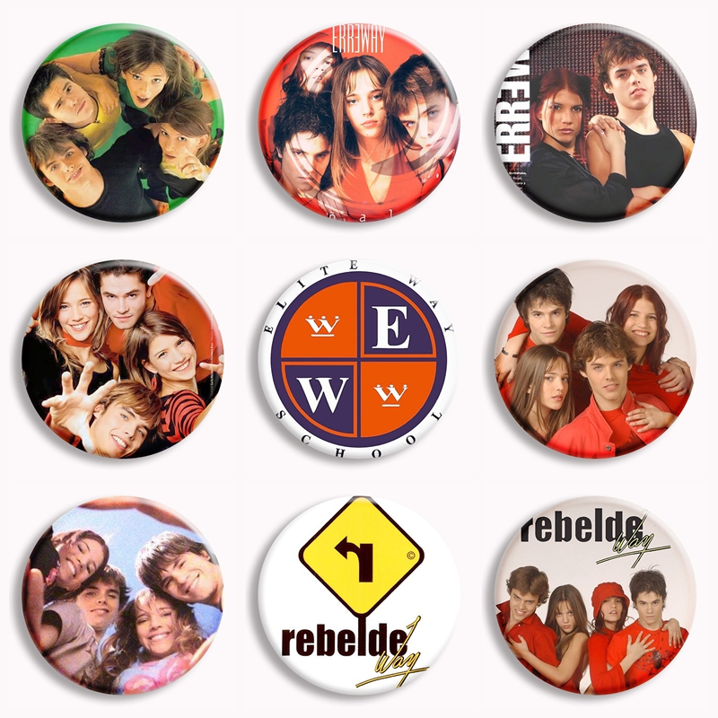 Pin Button Badge - Film Rebelde Way bouton souple broche