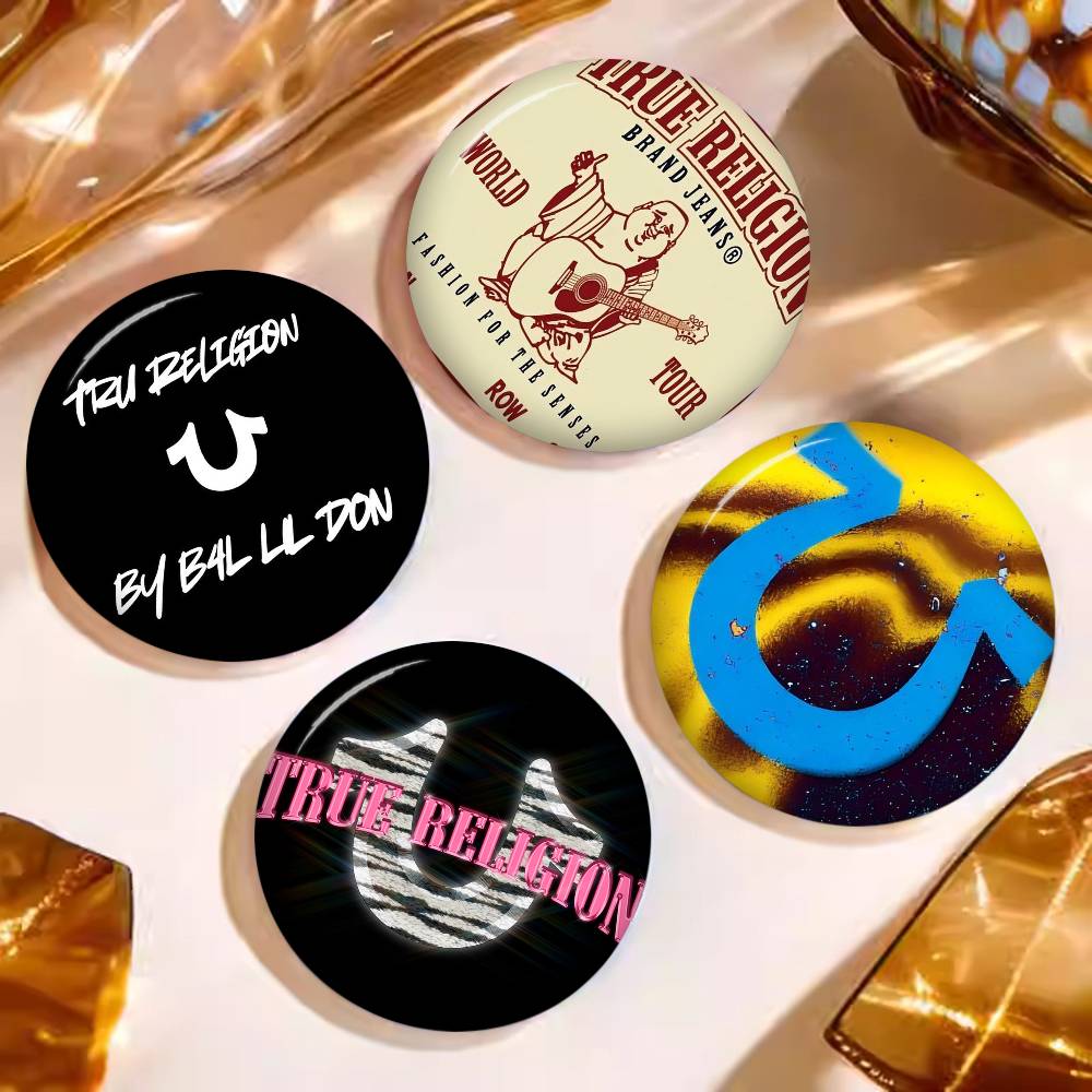 Broche en jean T-True R-Religi - Pin Button Badge avis et prix